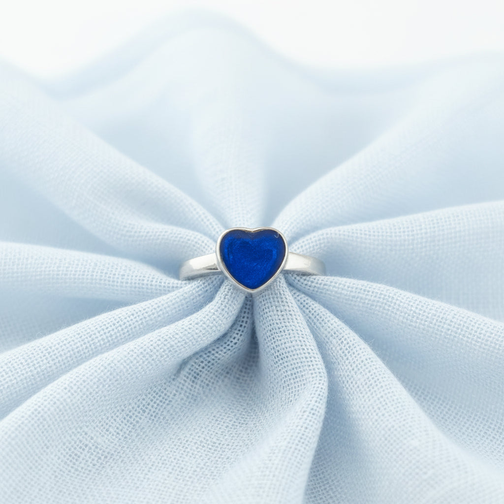 The 'Amorelle Heart' Stainless Steel Memorial Ring.