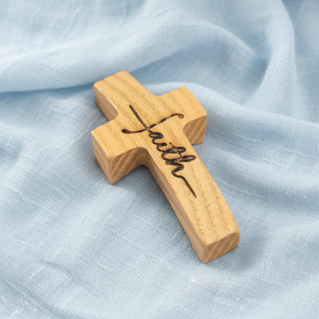 The 'Comforting Cross' Personalised Remembrance Keepsake.