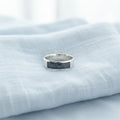 The Eternal Affinity' Sterling Silver Memorial Channel Band.