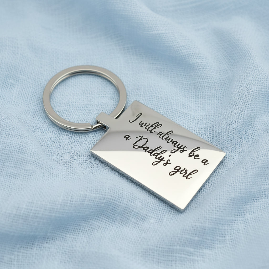 The 'Ever Yours'  Personalised Engraved Keepsake Keyring