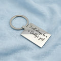 The 'Ever Yours'  Personalised Engraved Keepsake Keyring
