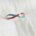The Everbound Infinity' Sterling Silver Memorial Ring