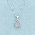 The 'Everfall Teardrop' Sterling Silver Memorial Pendant