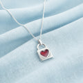 The 'Everlock'  Sterling Silver Memorial Pendant