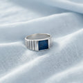 The Heritage Signet' Sterling Silver Memorial Ring