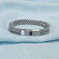 The Legacy Link' Stainless Steel Memorial Bracelet .