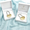 The' Love Lock Keepsake' Brass and Stainless Steel