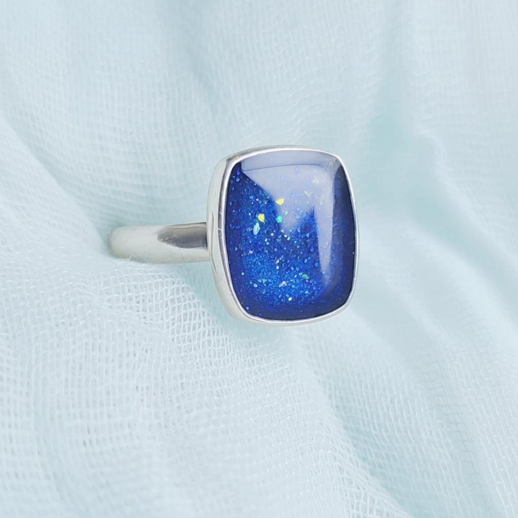The 'Lumina' Sterling Silver Memorial Ring.