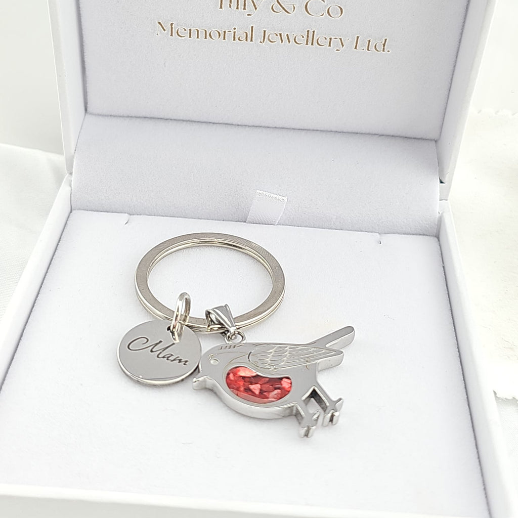 The 'Robin Whisper' Memorial Keyring.