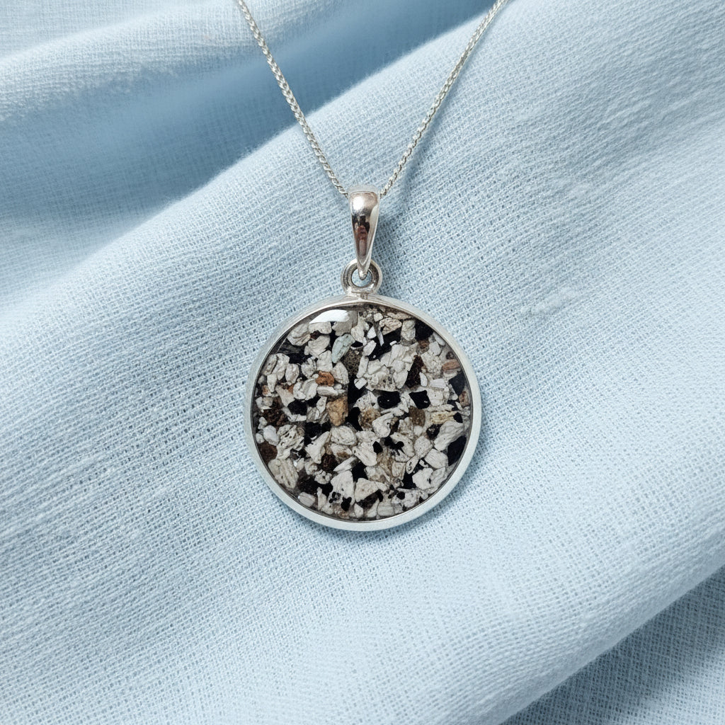 The Solace' Sterling Silver Memorial  Pendant.