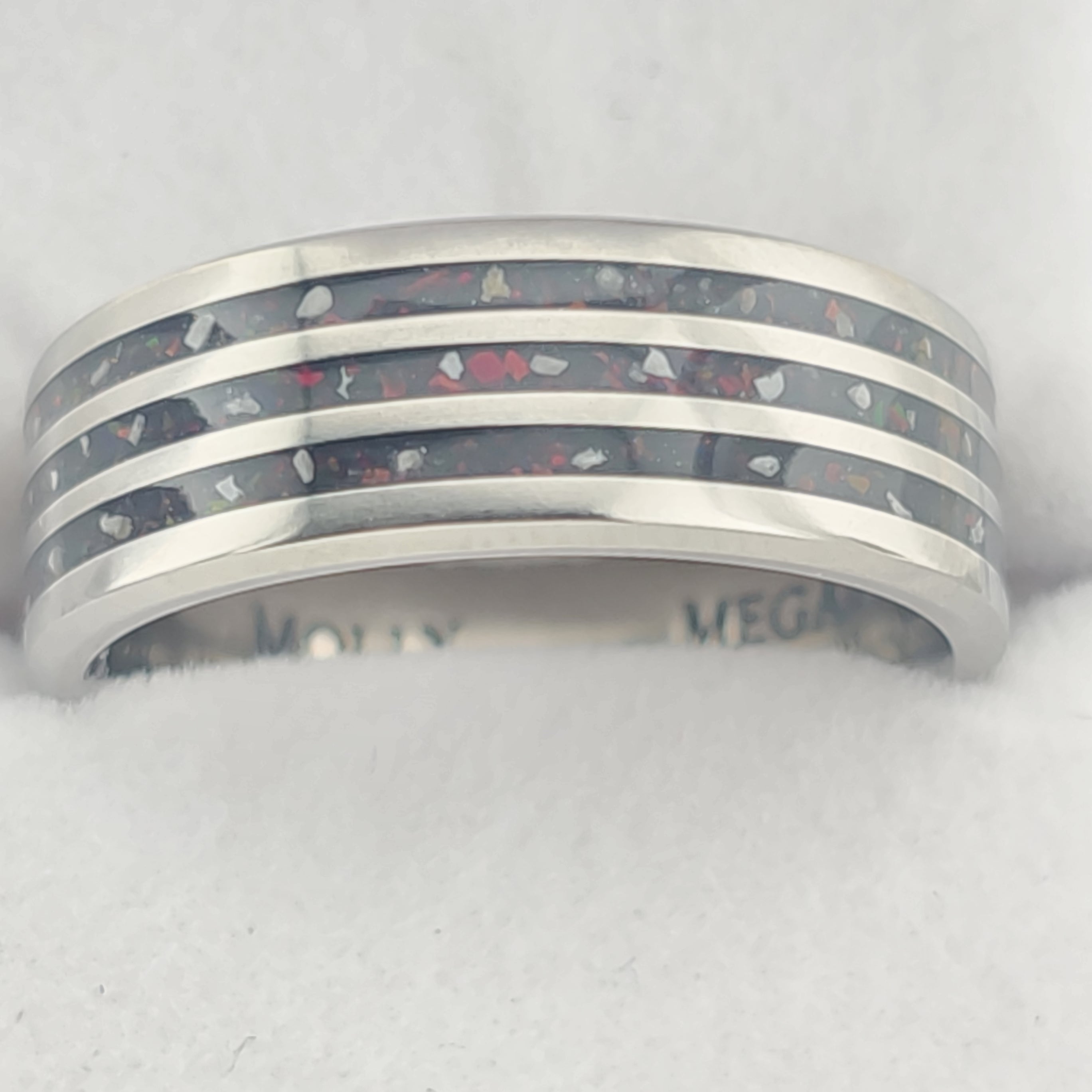The Trinity' Titanium Channel Band.