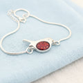 When Robins Appear' Adjustable Memorial Bracelet.