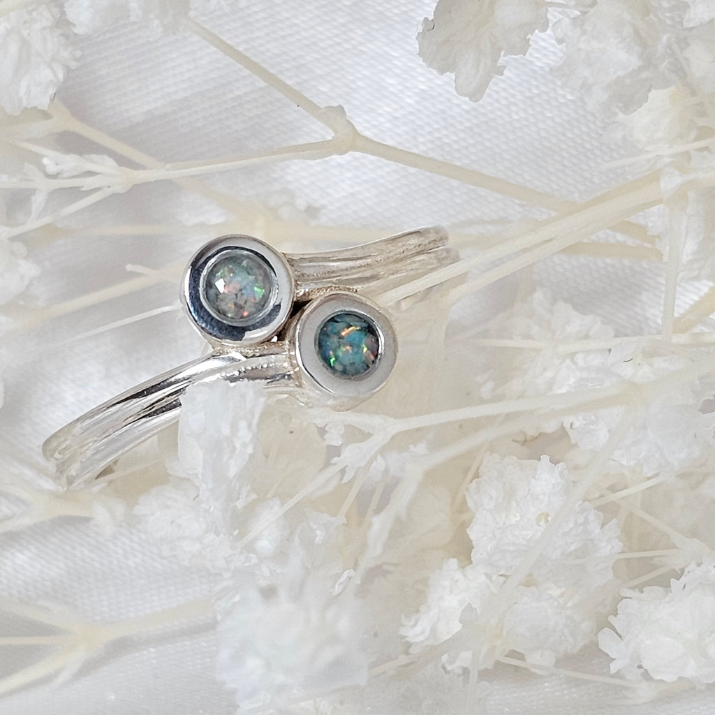 Luna Twin' Memorial Ring image 1