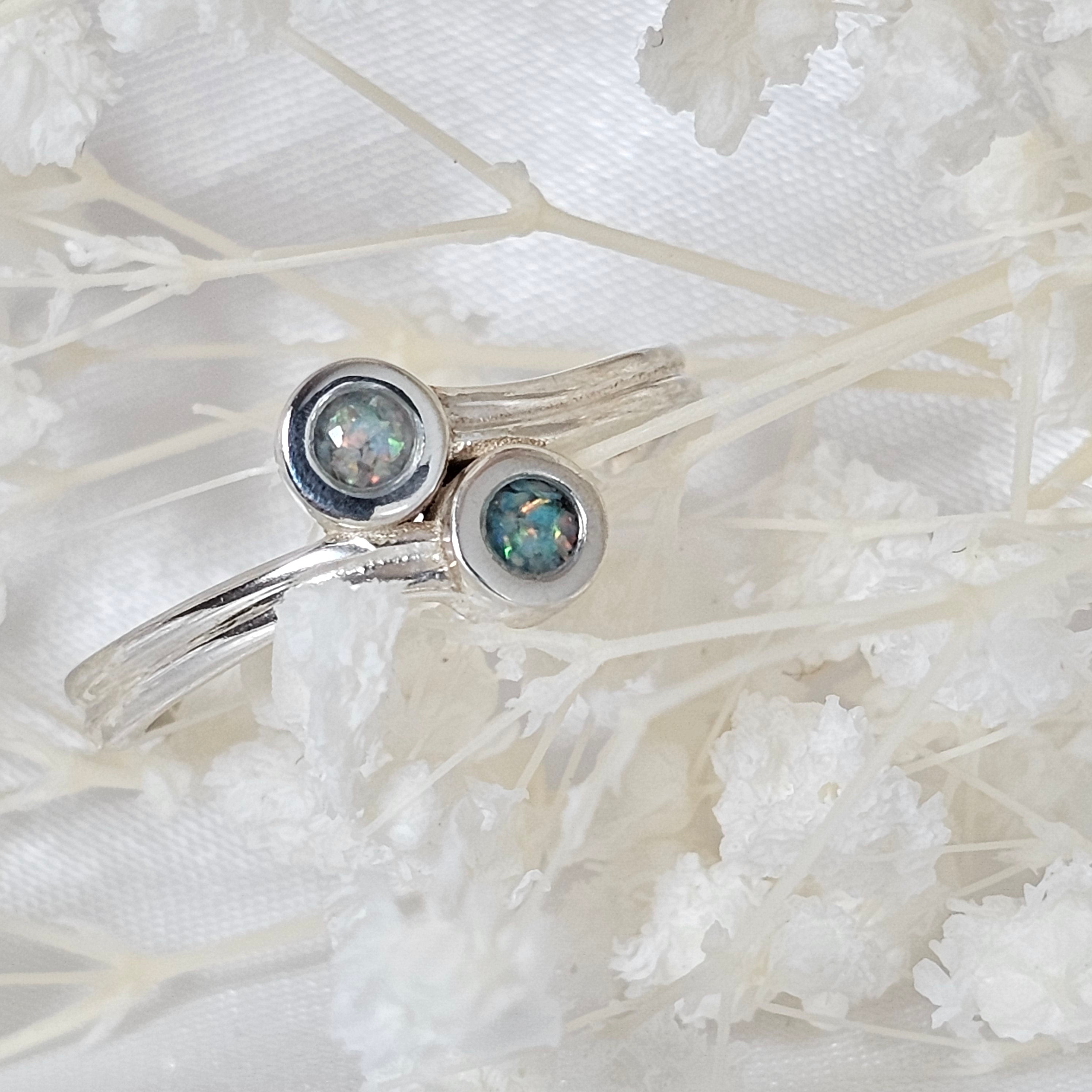 Luna Twin' Memorial Ring image 1
