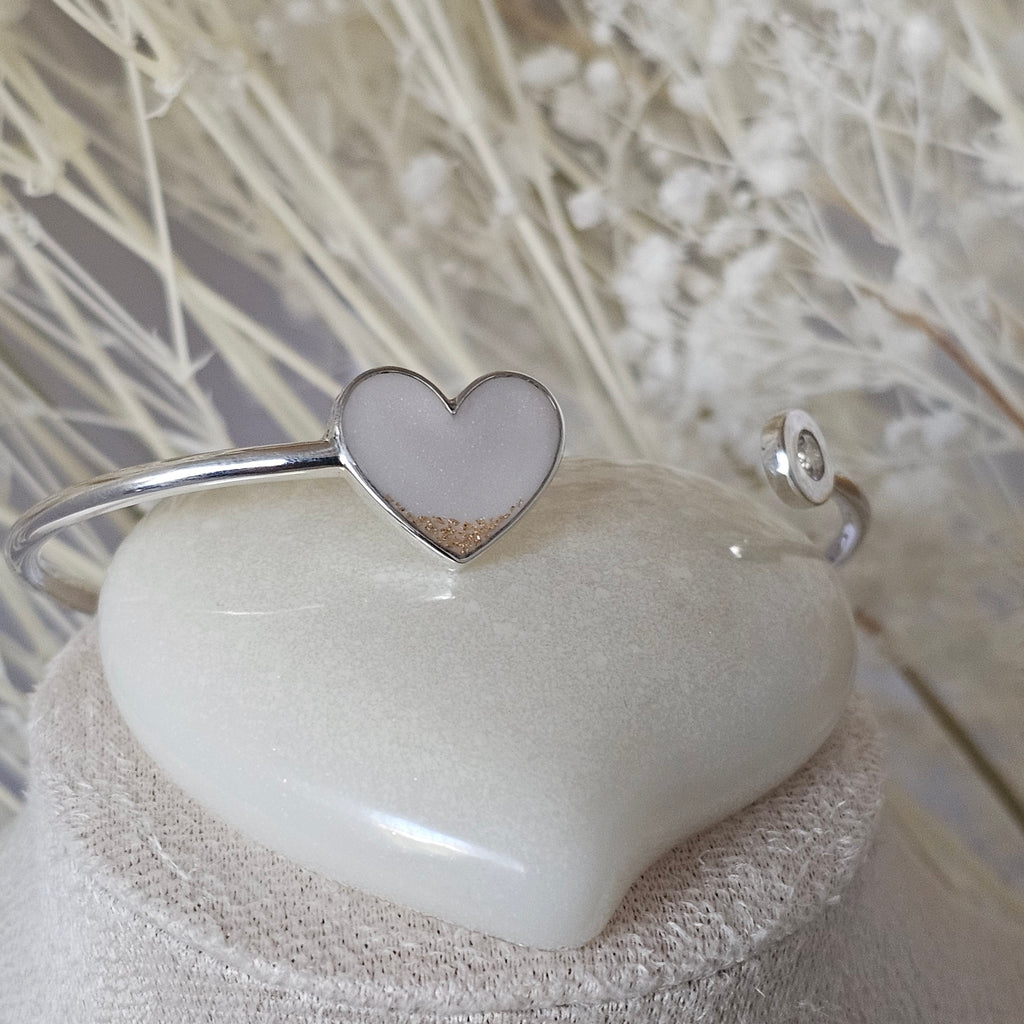 Always With Me' Heart Memorial Bangle image 4