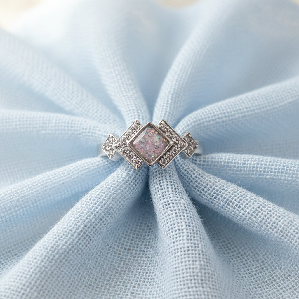 Eternal Grace' Diamanté Memorial Ring image 1