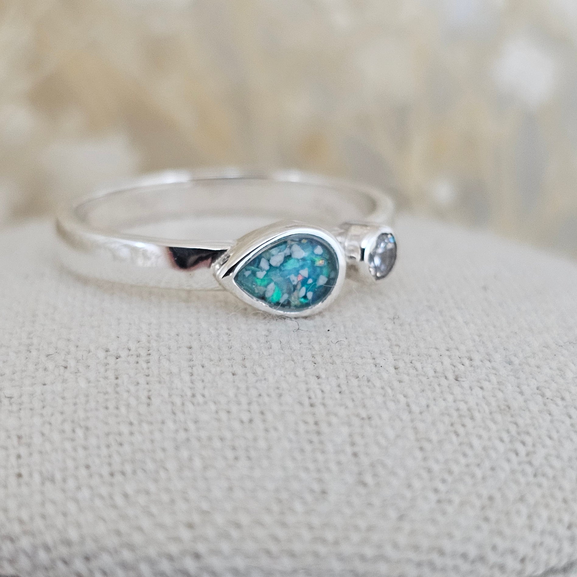Tear's of Love' Memorial Ring image 0