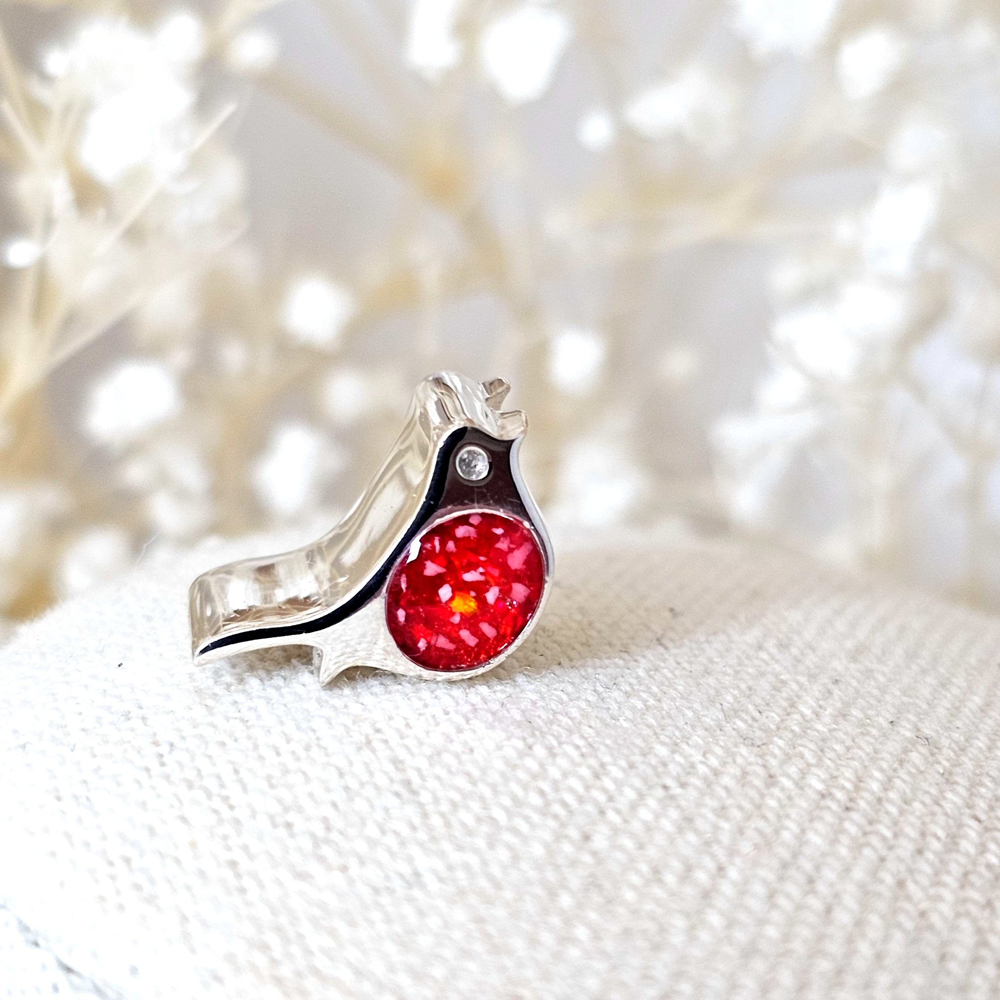 When Robins Appear' Robin Memorial Charm image 0