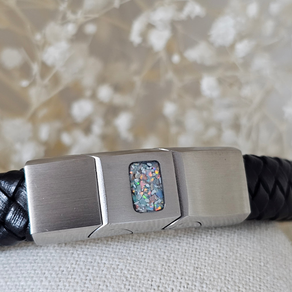 The Legacy Band' Leather Memorial Bracelet image 3