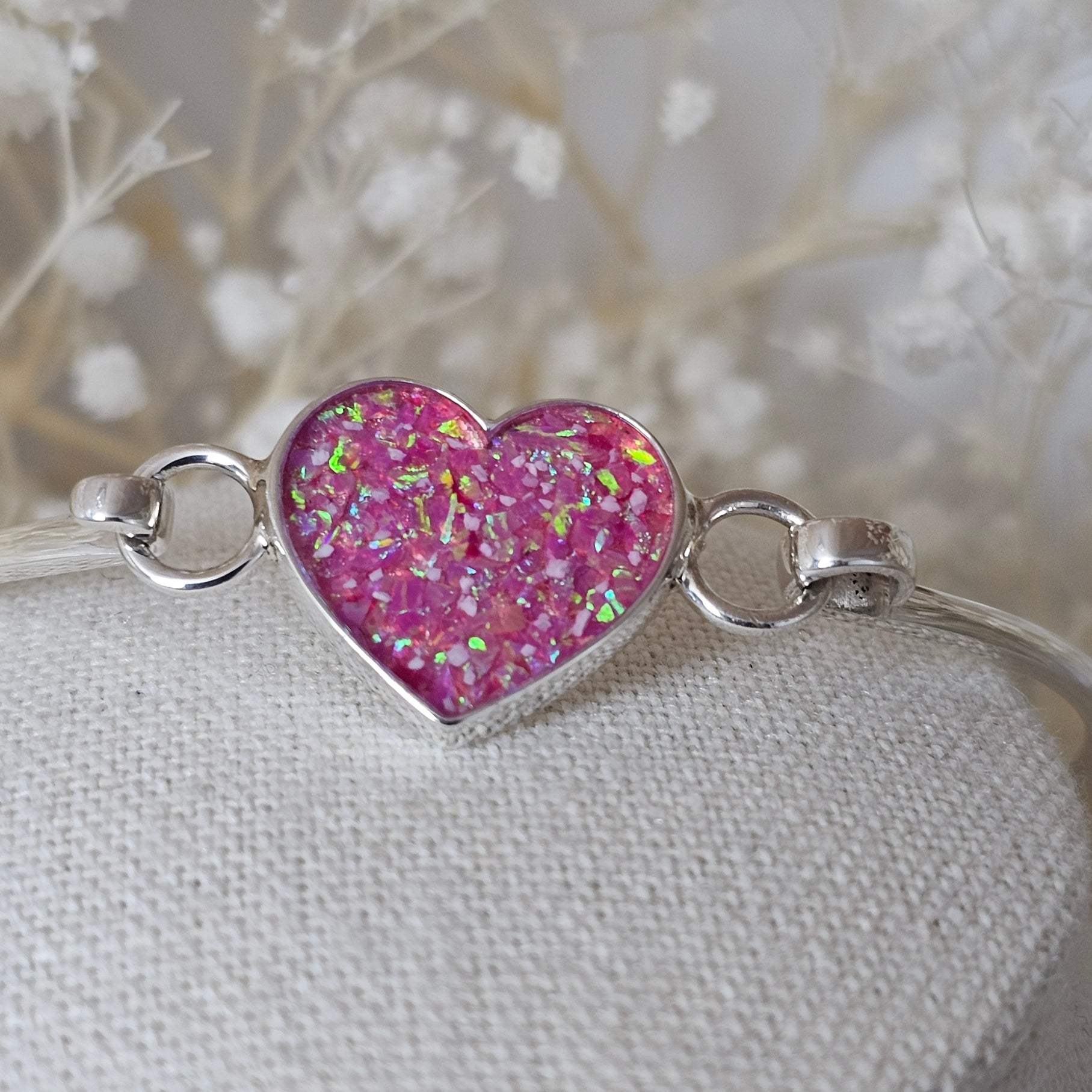 Pure Heart' Memorial Bangle image 0