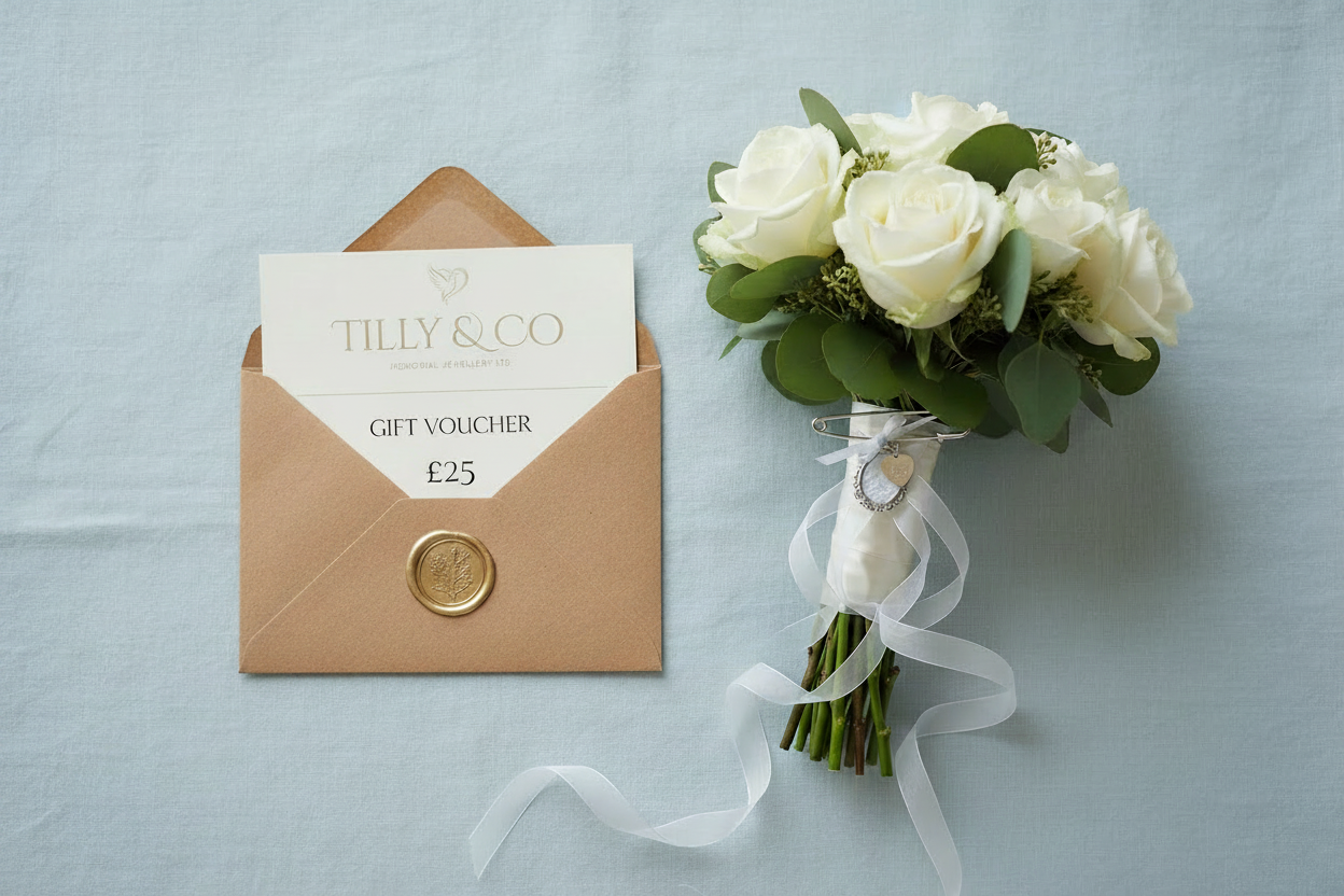 Gift Voucher on Original Blue Background